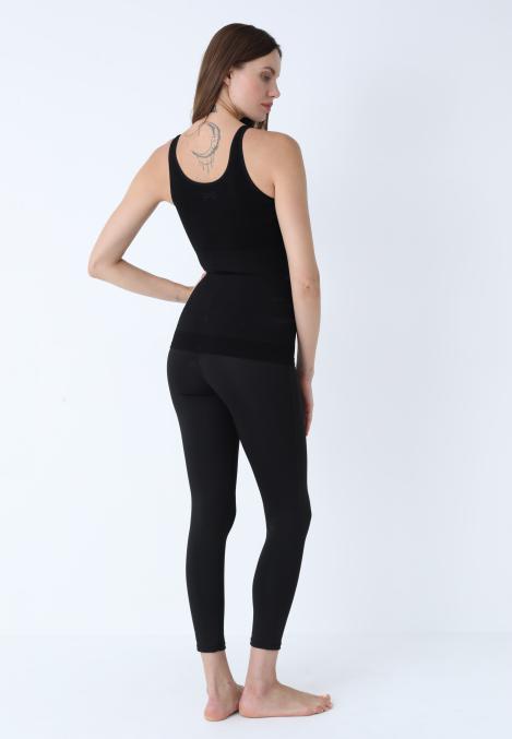 Maiou Dama Modelator in Talie cu Bretele Groase, Culoare Negru,Engros